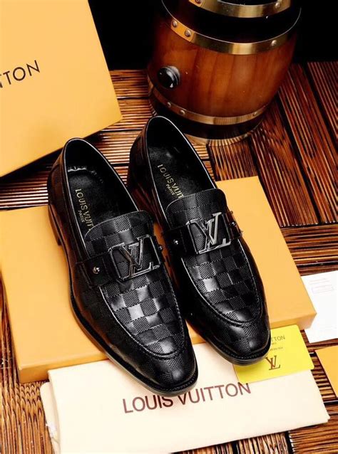 louis vuitton mens black dress shoes|authentic Louis Vuitton men shoes.